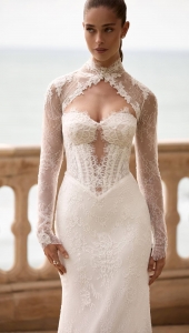 Robe de mariée sirène NORTON en dentelle florale