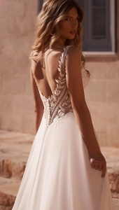 Robe de mariée bohème avec dos nu Marseille