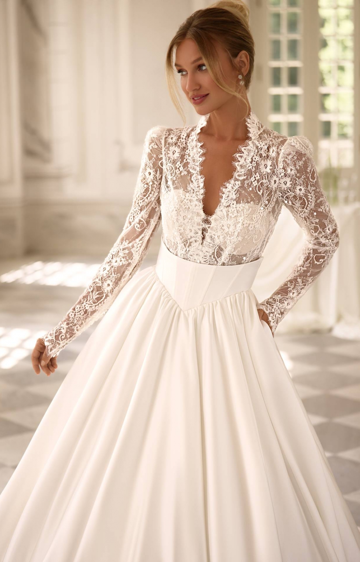 Robe de mariée princesse style Kate Middleton Marseille