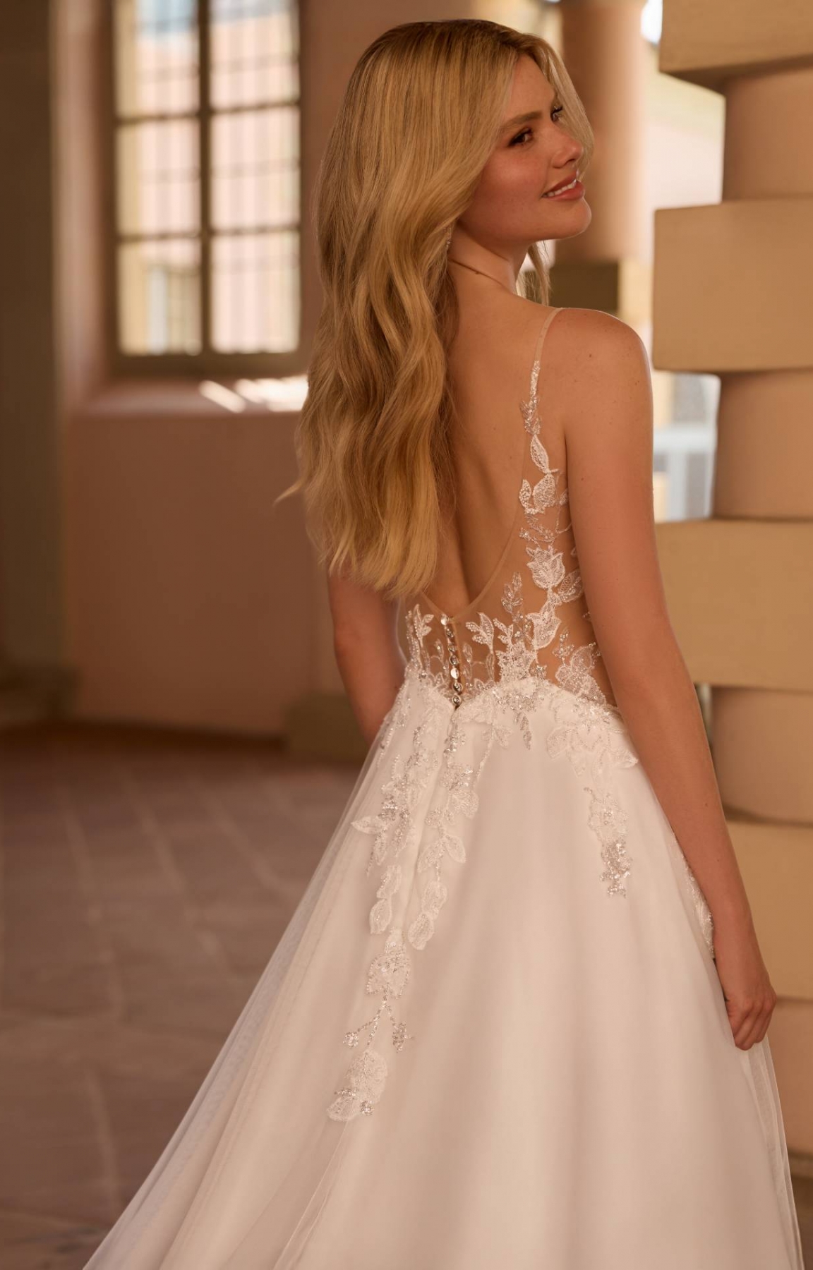 Robe de mariée trapèze avec dos nu Marseille