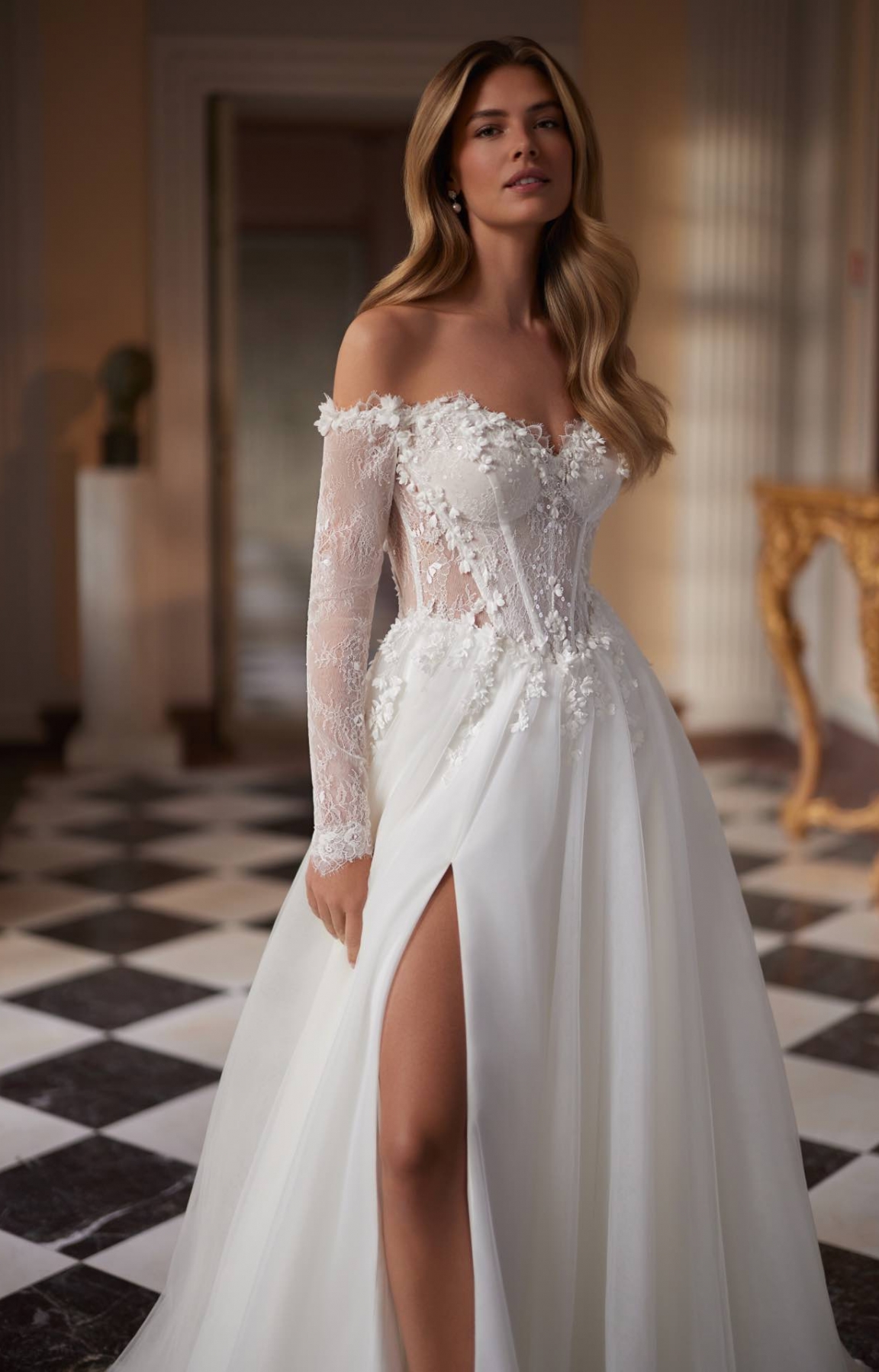 Robe de mariée trapèze HARMONY 