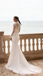 Robe de mariée sirène NORTON en dentelle florale