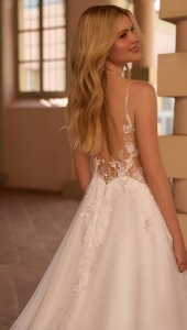 Robe de mariée trapèze avec dos nu Marseille