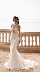 Robe de mariée sirène NORTON en dentelle florale