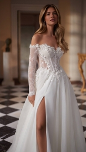 Robe de mariée trapèze HARMONY 